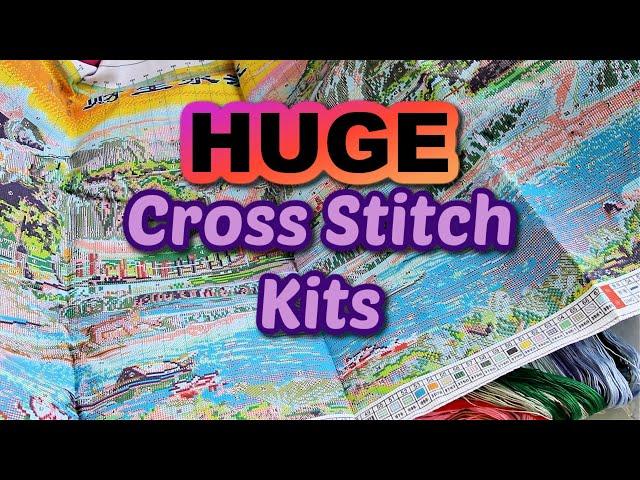 The BIGGEST CROSS STITCH KITS You Have Ever Seen!  AliExpress Haul - Part 1