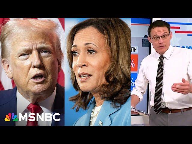 Kornacki: Harris' advantage over Trump in likability 'now gone' in new poll