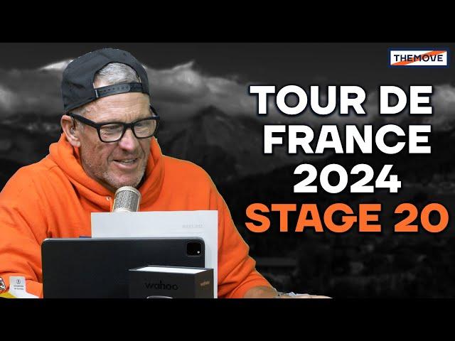 The Podium is set today ft. Guest Bobby Julich | Tour De France 2024 Stage 20 | THEMOVE