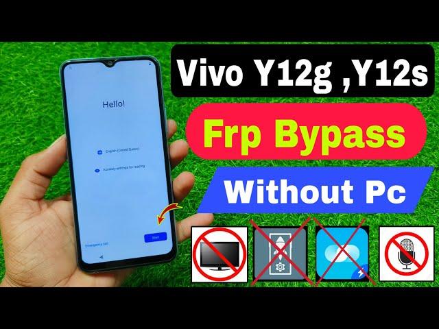 Vivo Y12a, Y12g, Y12s, Y20i, Y20s, Frp Bypass | New Security 2024 | All Vivo Google Account Bypass |