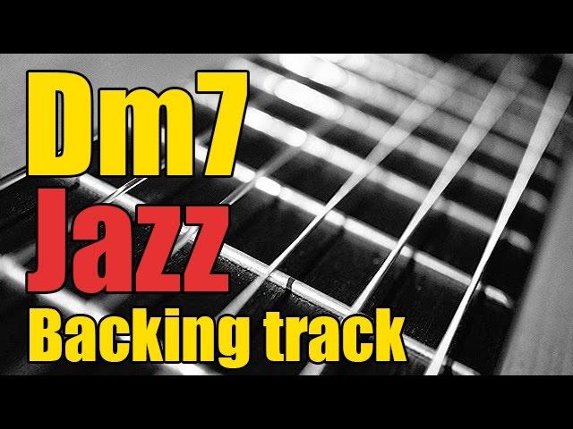 Guitar Jazz Backing Track in Dm7 | Minor Play-along