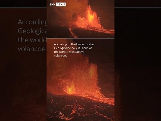One of world's most active volcano erupts again