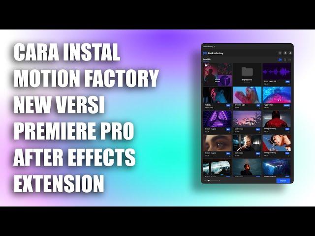 CARA INSTAL MOTION FACTORY TERBARU