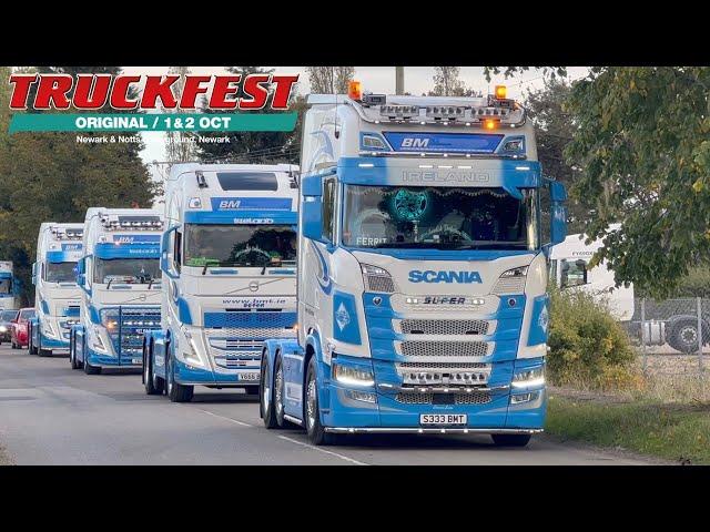 Trucks Leaving | TRUCKFEST  Original Newark UK 2022