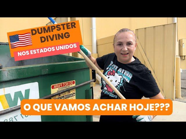 DUMPSTER -  SEMPRE TEM COISA, INACREDITÁVEL TUDO QUE ENCONTREI HOJE NO LIXO DASS LOJAS AMERICANAS