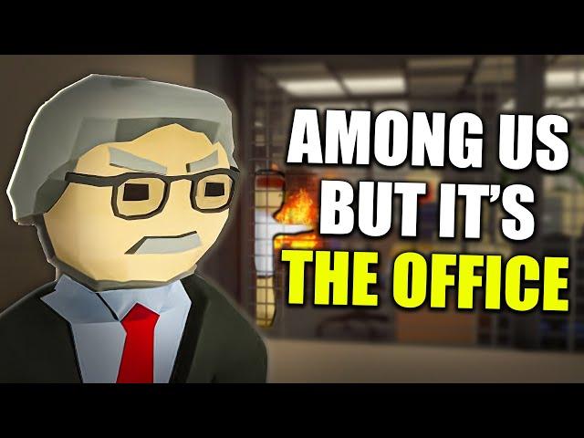 This game is like Among Us but you're working in an office