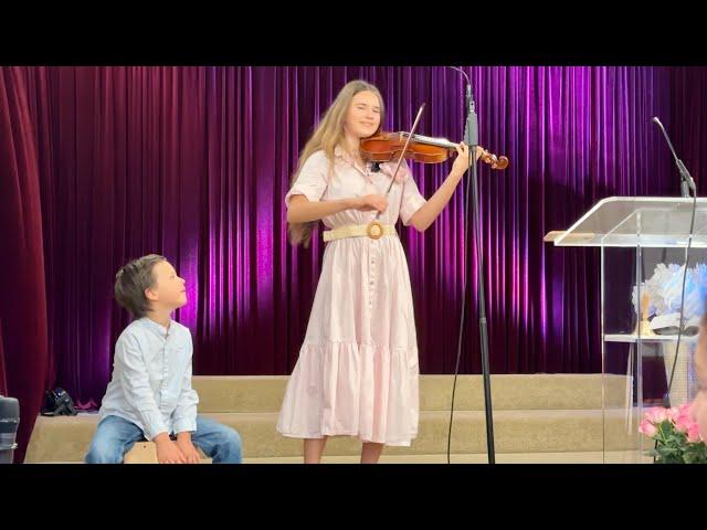 Karolina Protsenko & Her Brother perform "Who Am I"