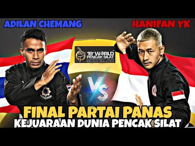 Partai Panas, Hanifan YK (Indonesia) vs Adilan Chemaeng (Thailand) Final kelas D Kejuaraan Dunia