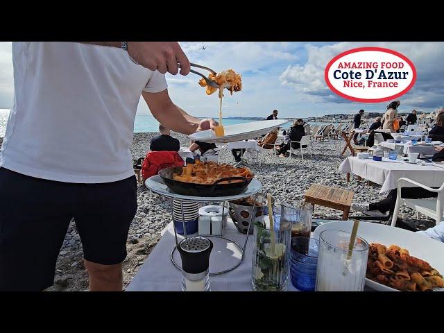 Amazing Food in Nice France | Cote d'azur Beach | KJ and Tony Love France