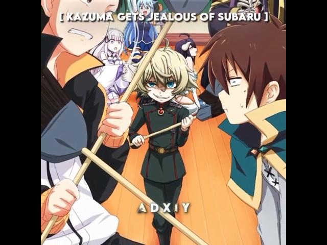 Kazuma  Doesn't Understand Subaru's Suffering  | Rezero X Konosuba Anime/Manga/Ln edit