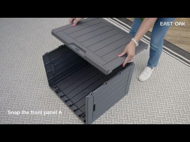 HOW TO_East Oak 31 Gallon Deck Box Installation