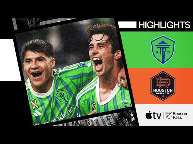 Seattle Sounders FC vs. Houston Dynamo FC | Rothrock Game Winner! | Full Match Highlights