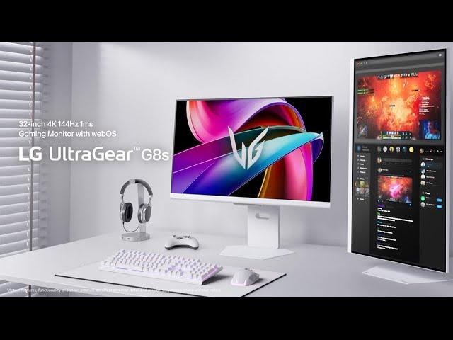 32" UltraGear™ IPS 4K UHD 144Hz 1ms Gaming Monitor with webOS - 32GS810SA