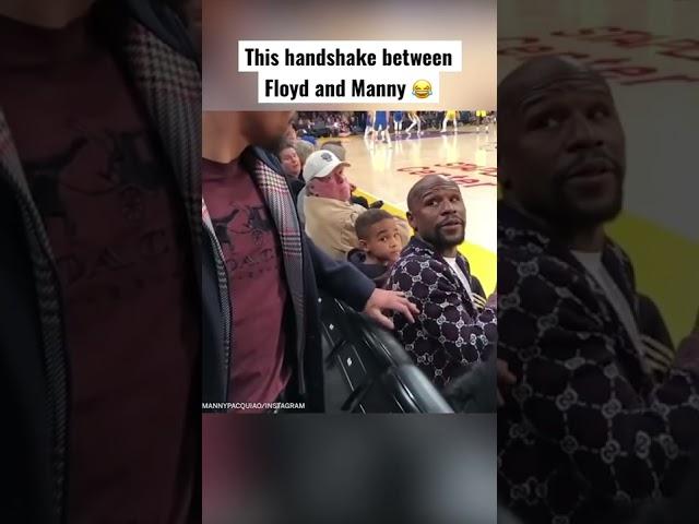 Floyd Mayweather and Manny Pacquiao are so awkward 