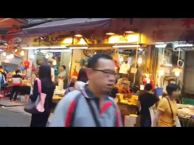 Hong Kong Causeway Bay Under the Bridge Bowrington Road Wet Market - Across Times Square