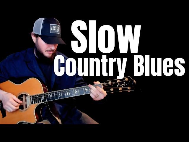 Easy Country Blues guitar lesson to relax to... for beginners