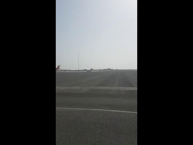 Walking across the road runway The Rock of Gibraltar airport directors business development trip