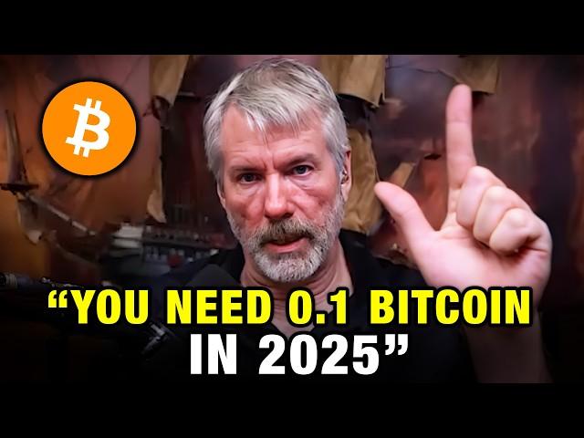 "You NEED To Own Just 0.1 Bitcoin (BTC) In 2025 - Here's WHY" Michael Saylor 2025 NEW Prediction