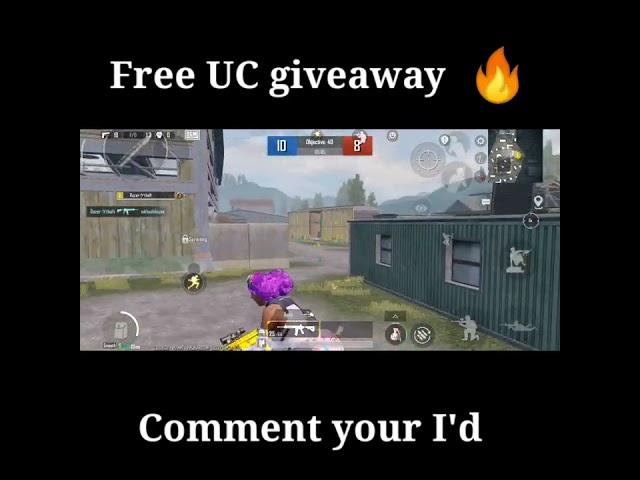 Bgmi free UC give away