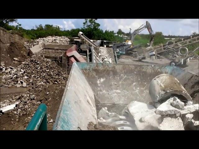 Shredding Concrete With Rebar!
