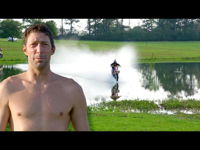We rode bikes across Water...