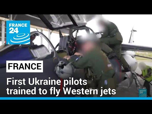 First Ukraine pilots trained to fly Western jets in France • FRANCE 24 English