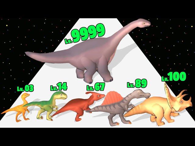 Dino Evo Rise - Level Up Dinosaur Max Level Gameplay