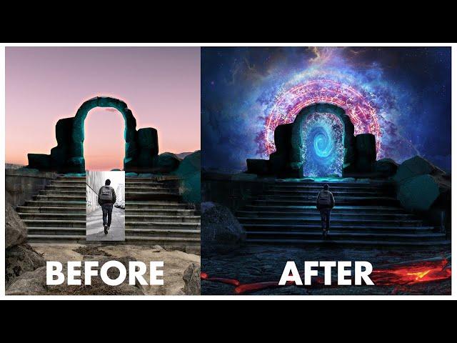 Photoshop | How to create Magical Portal Effect | Photoshop Manipulation Tutorial