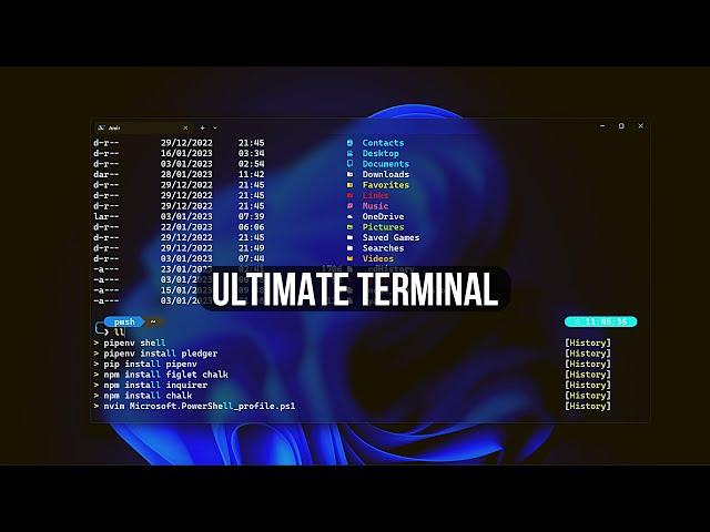 ASMR Set Up PowerShell with Oh-My-Posh on Windows 11 + Neovim Setup + Terminal Icons - No Talking