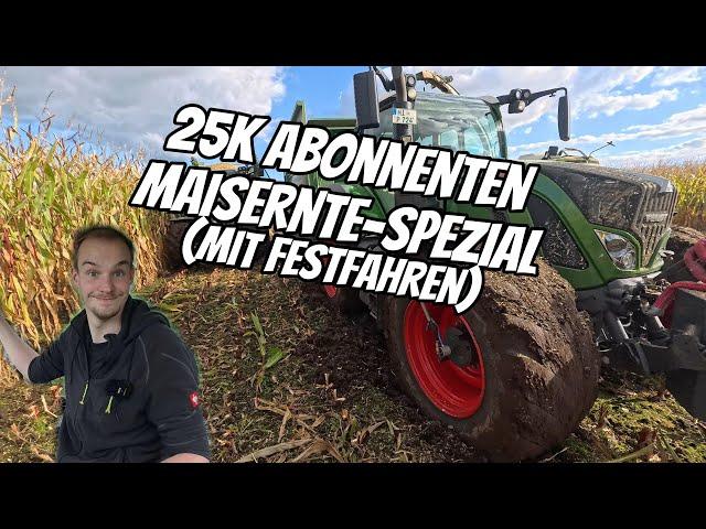 #vlog152 25K Abonnenten XXL Maisernte-Special: Mit Nässe, Festfahren und Claas Jaguar 990 TerraTrac