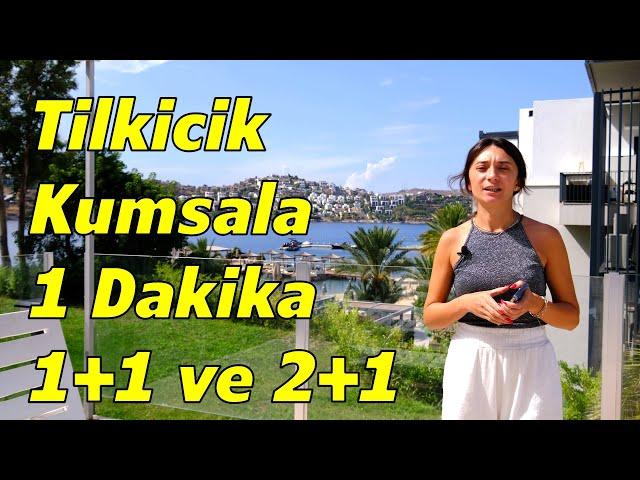 Bodrum Yalıkavak Tilkicik Koyunda Denize 1 Dk. Satılık Daireler