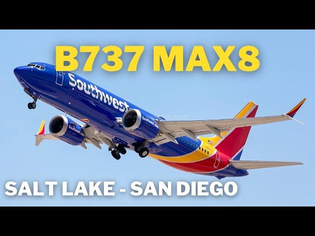 iFly Boeing B737 MAX8 | Salt Lake City - San Diego | KSLC - KSAN | Vatsim