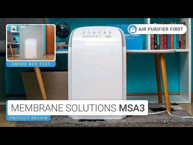 Membrane Solutions MSA3 Air Purifier – Review (Performance Test and Smoke Box)