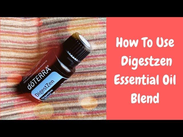 How To Use doTERRA Digestzen Essential Oil Blend