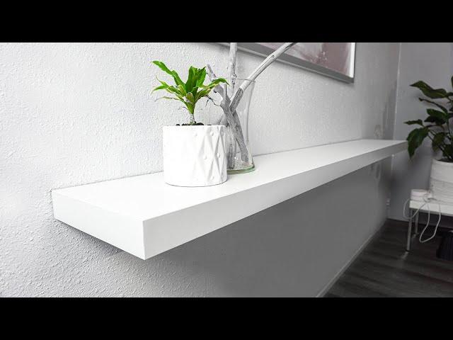 How To Install Floating Shelves | Easy DIY IKEA Floating Shelves Install!