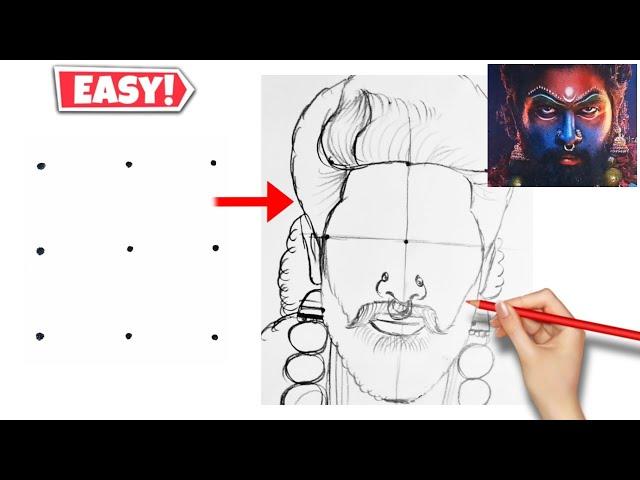 Pushpa Allu Arjun Drawing || Pushpa 2 Allu Arjun