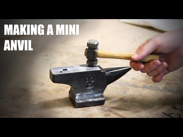 Forging a Mini Anvil - Blacksmithing