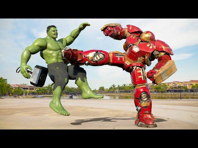 Transformers: The Last Knight - Hulk vs Iron Man Final Fight | Paramount Pictures [HD]