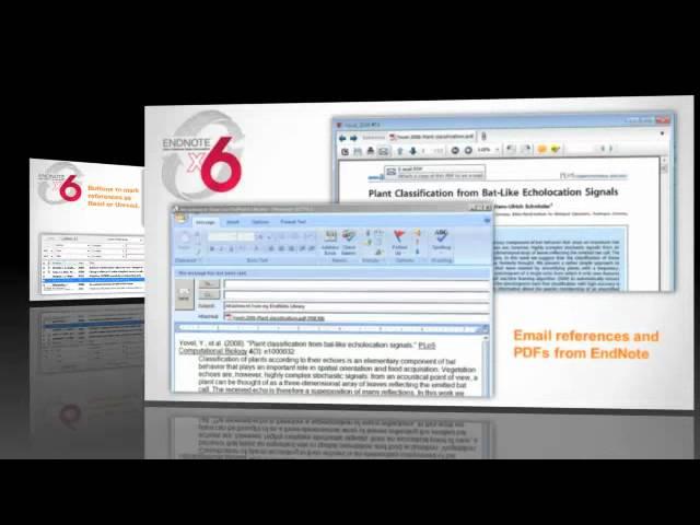 New EndNote X6 for Windows