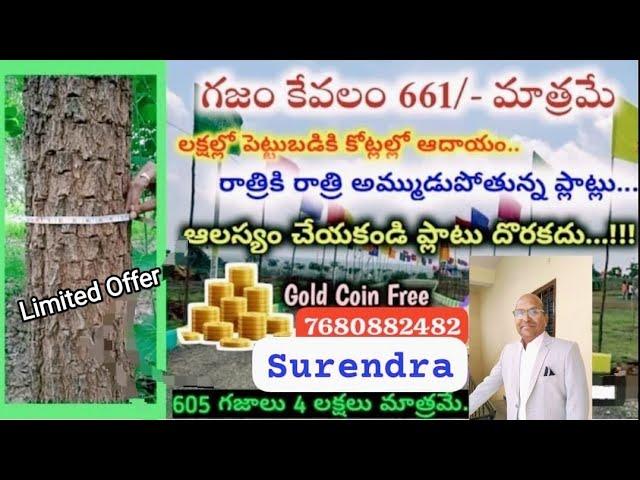 Farm land for sale || 605 sq yards 4 lakhs only || Narayanked