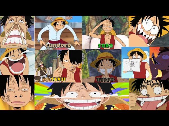 Luffy sendo Luffy.. as palhaçadas de luffy!