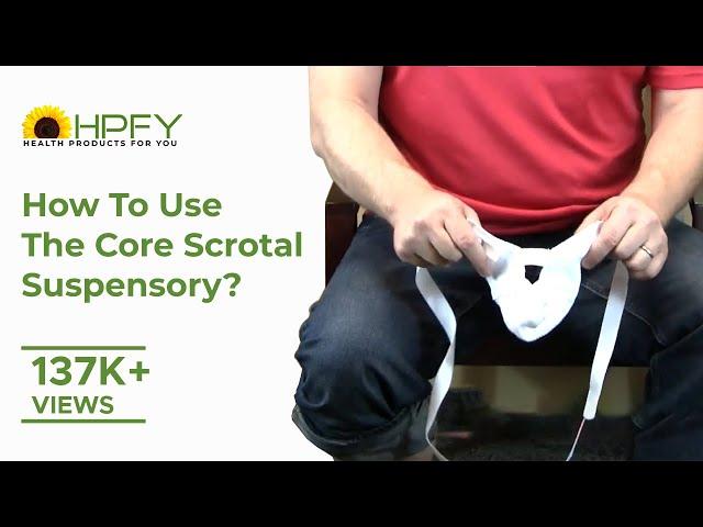 How to use the Core Scrotal Suspensory?