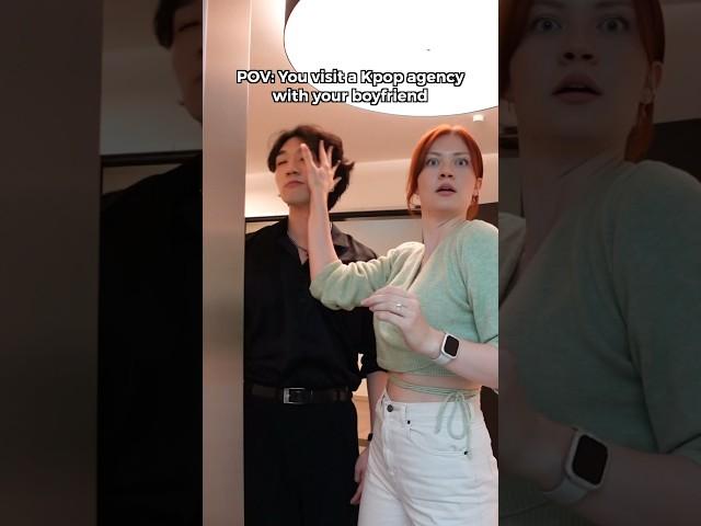 POV: You visit a Kpop agency with your boyfriend #shorts #couplecomedy @official_artms