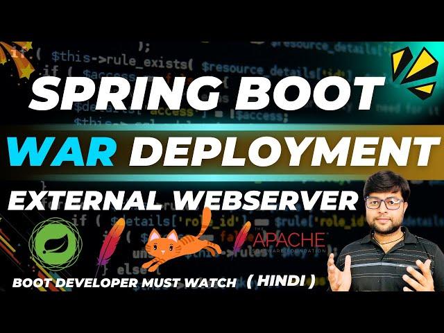 Deploy Spring Boot on External Tomcat Server