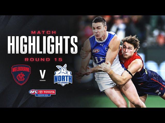 Melbourne v North Melbourne Highlights | Round 15, 2024 | AFL