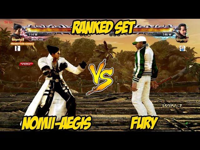 Tekken 7 Ranked - NoMii-Aegis (Kazuya) Vs Fury (Negan)