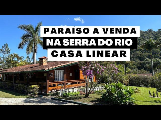 CASA LINEAR À VENDA EM TERESÓPOLIS/RJ C/ MAIS DE 2.000M² DE TERRENO PLANO - BRICK IMÓVEIS