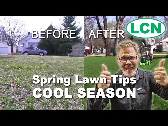 Spring Lawn Tips : COOL SEASON // Tall Fescue, Ryegrass, Kentucky Bluegrass - Nitro Boost!