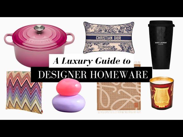 A Luxury Guide to Designer Homeware - Dior, YSL, Loewe, Trudon, Missoni, Le Creuset...