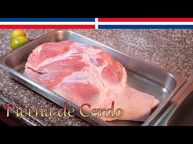 Pierna de Cerdo Horneada Estilo Dominicano  - Cocinando con Yolanda